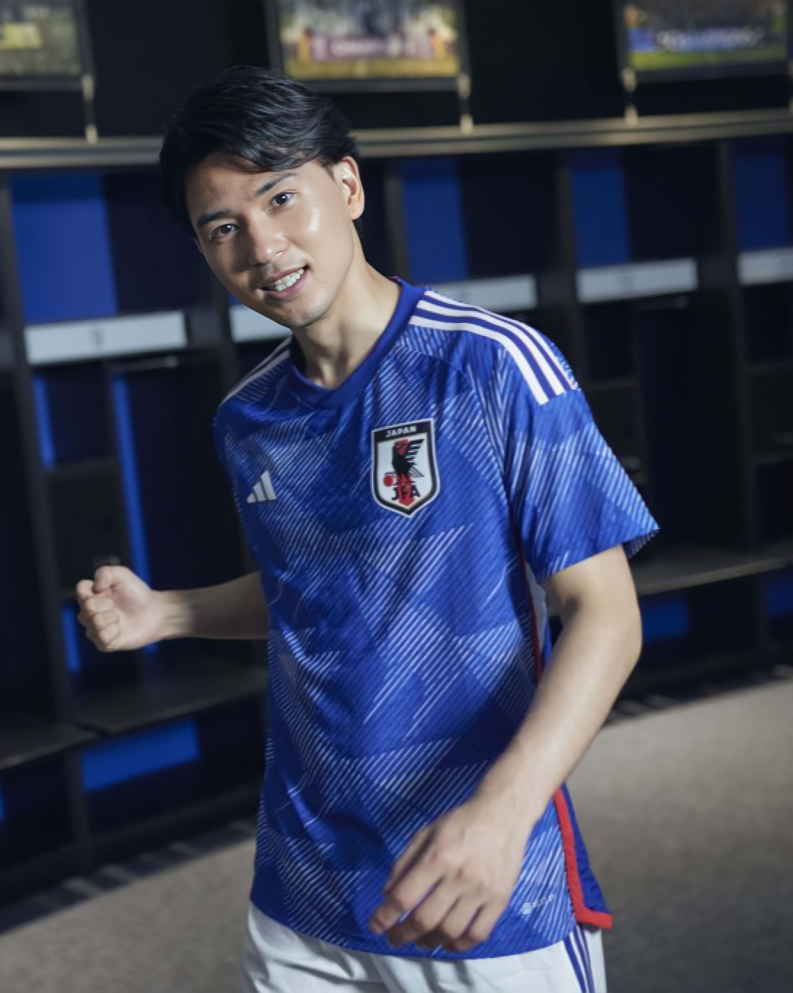 adidas Soccer Japan World Cup 2022 unisex home shirt in blue