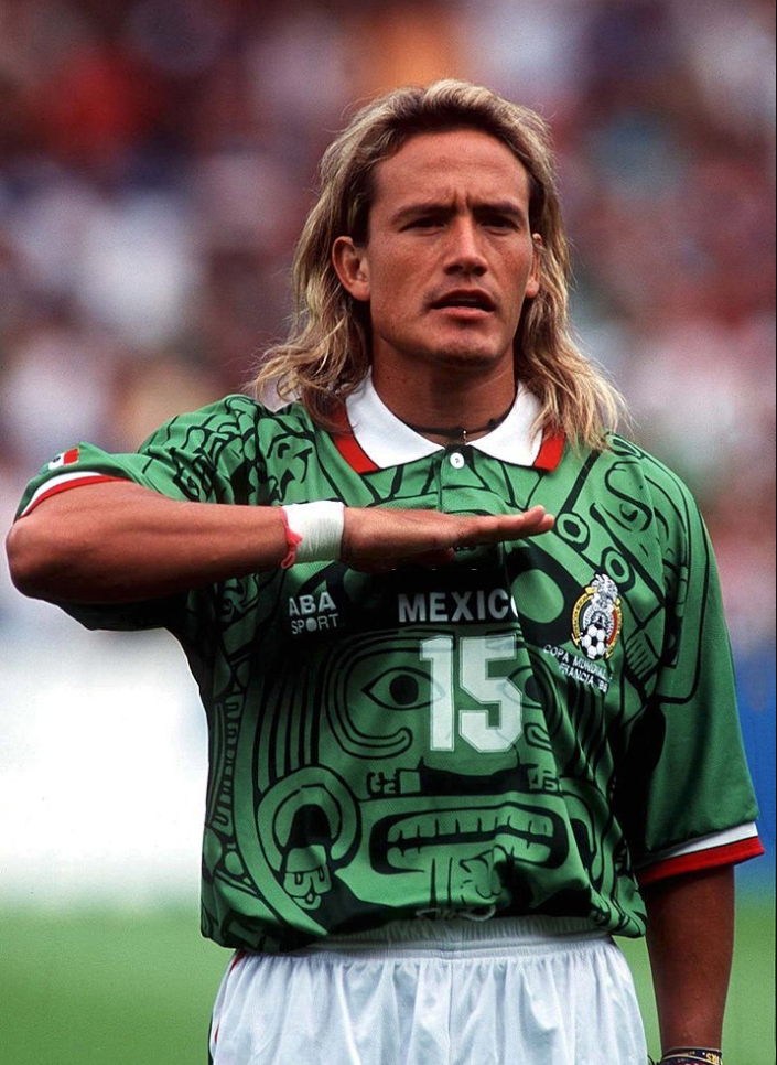 Mexico vintage Green soccer jersey World cup 98