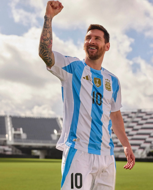 Argentina Copa America 2024 Home Kit (World Cup Badge)