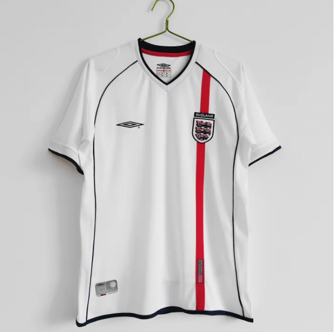 England 2001 Home Kit 1:1 Replica